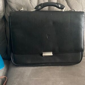 Frye Black Leather Men's Briefcase
